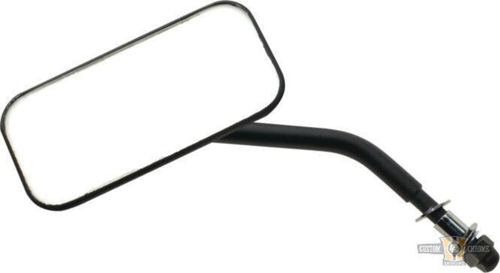 Specchietto rettangolare nero Custom Chrome 