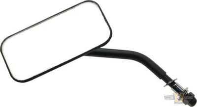 Specchietto rettangolare nero Custom Chrome 