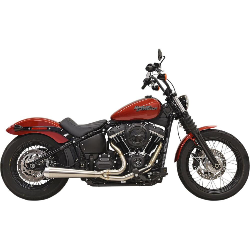 Scarico Bassani 2 in 1 Road Rage III per Softail d 