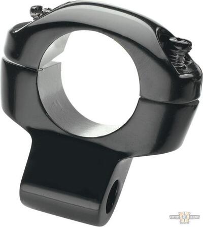 Morsetto specchietto nero Custom Chrome 