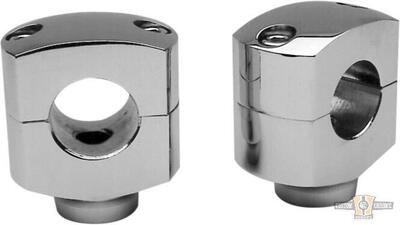 Riser Domed alti 1-1/4&rsquo;&rsquo;, cromati, Per manubri da 