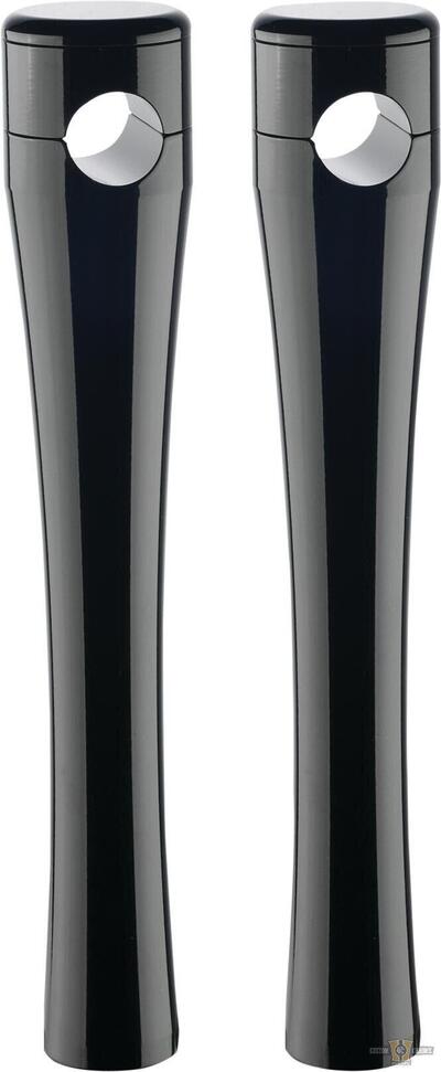 Riser alti 6'' neri dritti per manubri da 1'' Cust 