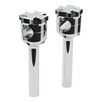 Riser Maltese alti 6&rsquo;&rsquo;, cromati, Per manubri da 1&rsquo; 