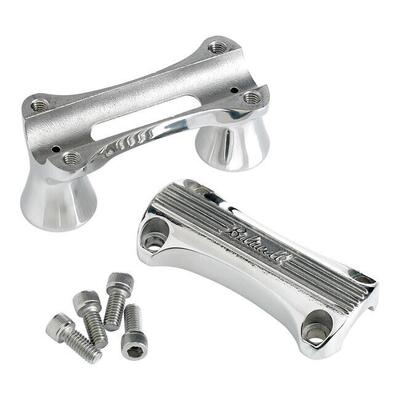 Riser Biltwell Thunder alti 1-3/4 inox lucidi, Per
