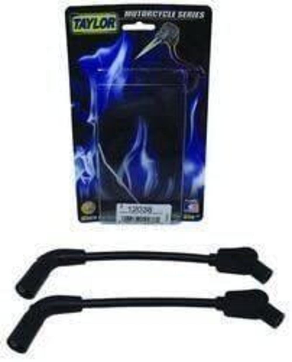 Cavi candele neri 8mm - pari lunghezza 20 cm per B 