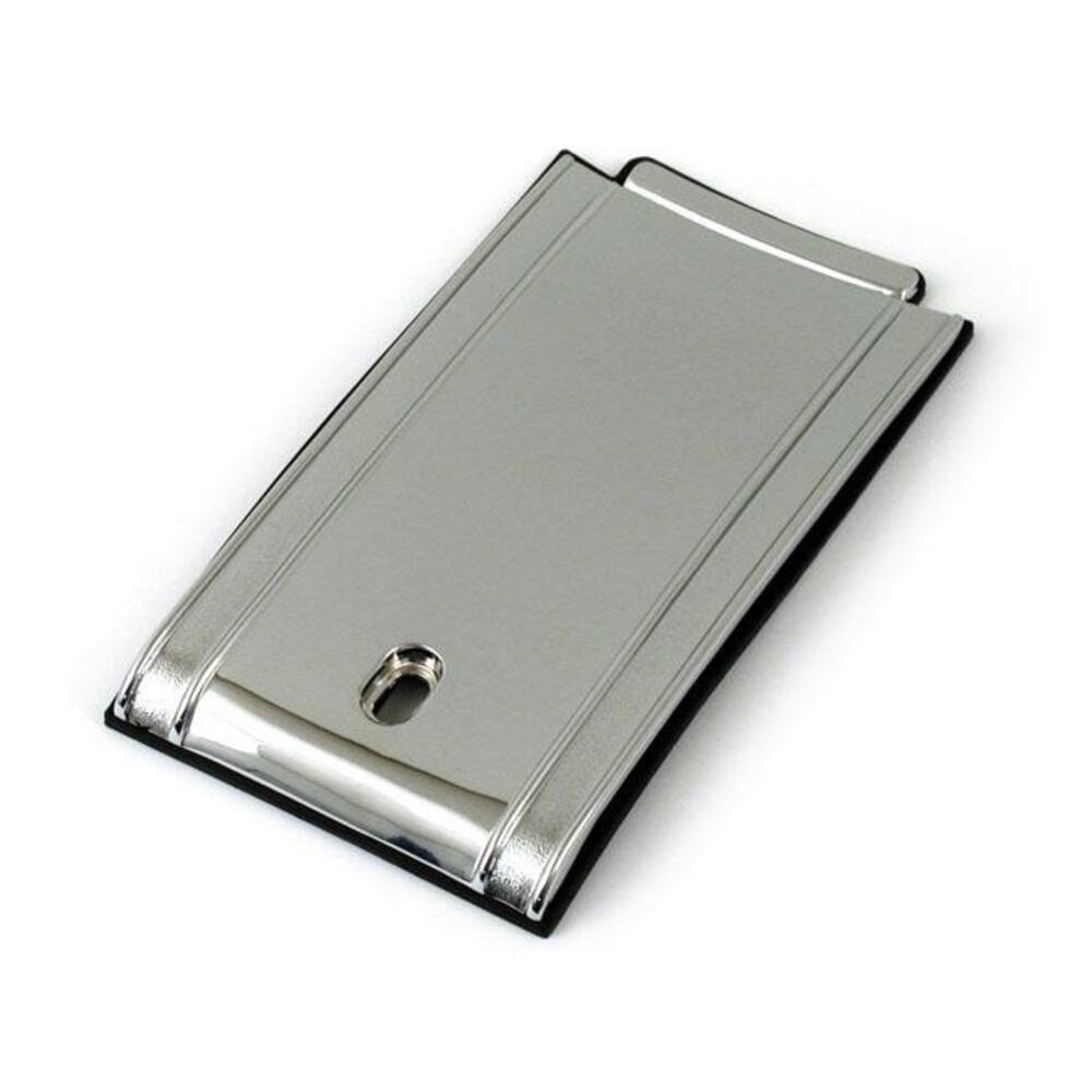 Inserto inferiore cruscotto liscio cromato per Sof 