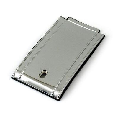 Inserto inferiore cruscotto liscio cromato per Sof 