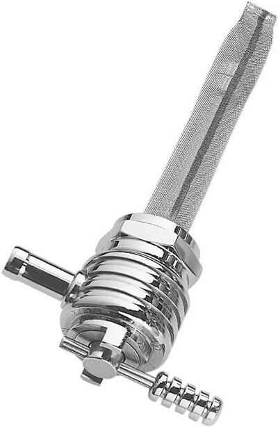 Rubinetto Benzina Pingel Power-Flo - cromato - Fin 