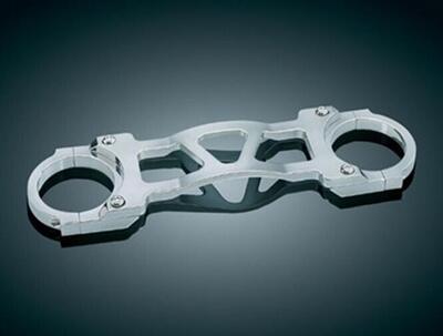 Piastra stabilizzatrice cromata Per Dyna Wide Glid 