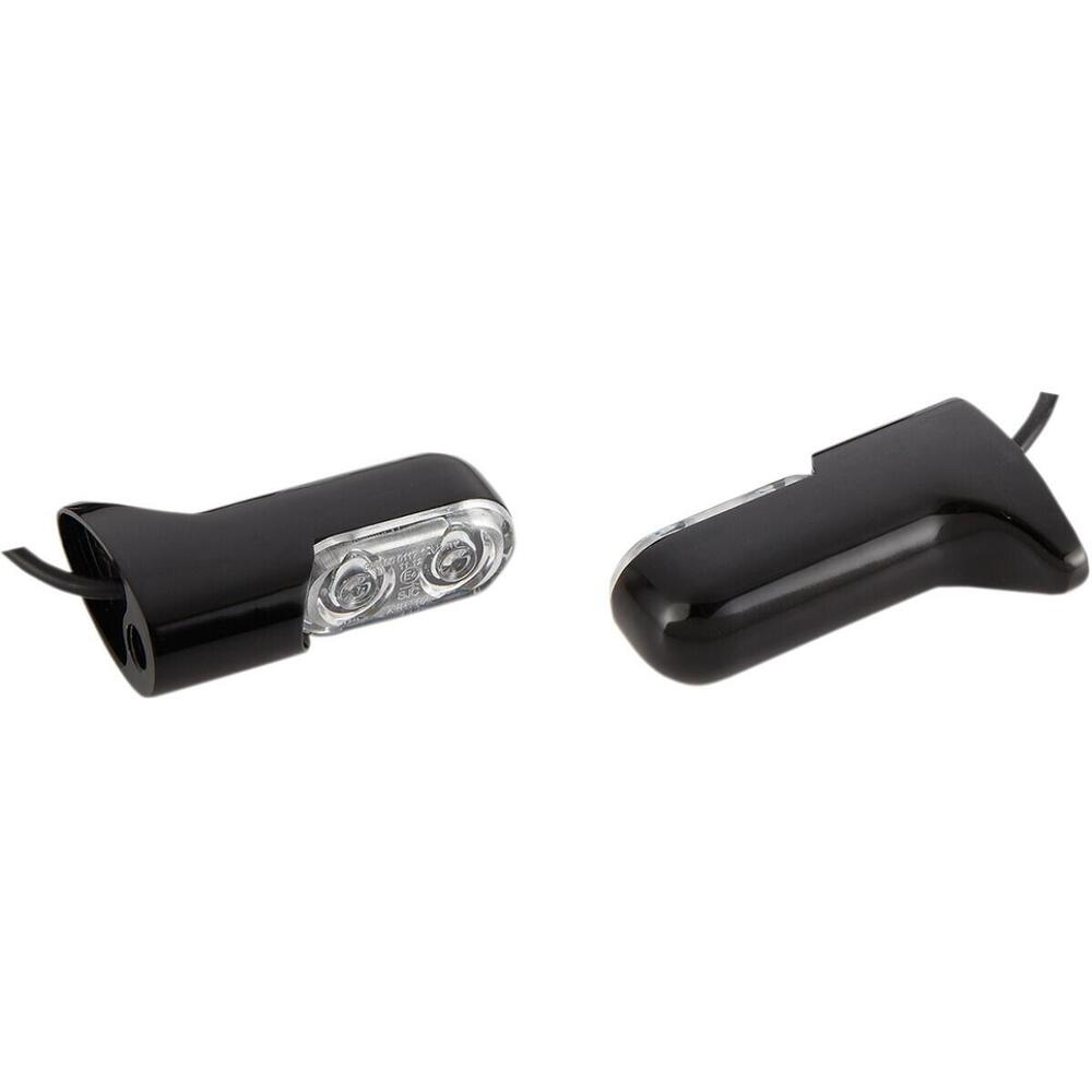 Frecce a led posteriori Arlen Ness nere lenti chia