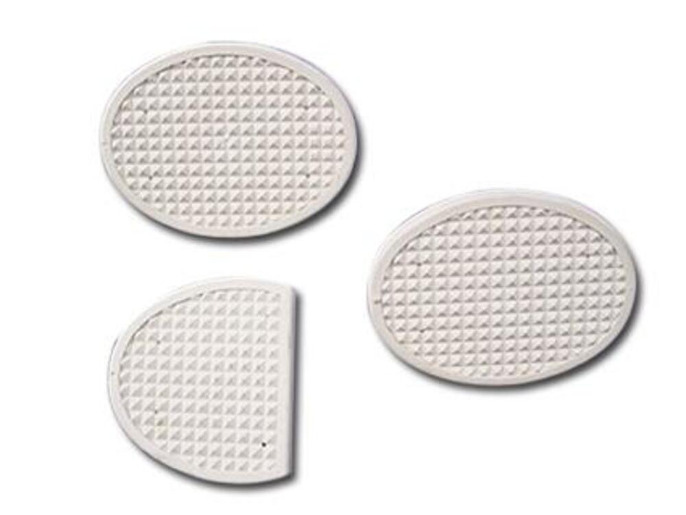 Tappetini bianchi per pedali freno e frizione per 