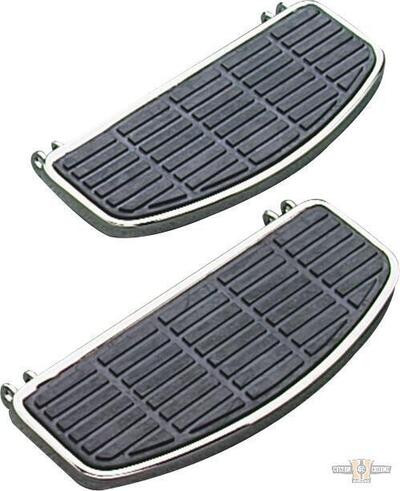 Pedane guidatore non ammortizzate cromate Per FL d 