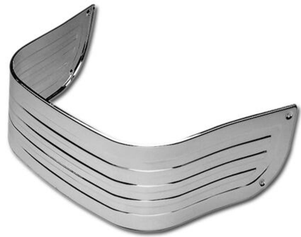 Ornamento parafango anteriore cromato scanalato pe 