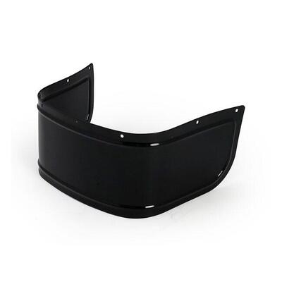 Ornamento parafango anteriore nero liscio per Soft 
