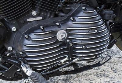 Coperchio primaria Ribster nero cut Per Sportster EMD