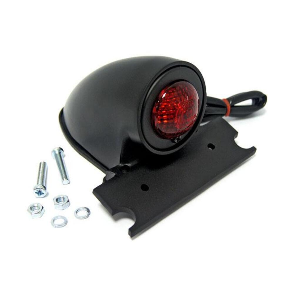 Faro posteriore Sparto nero, omologato Motorcycle 