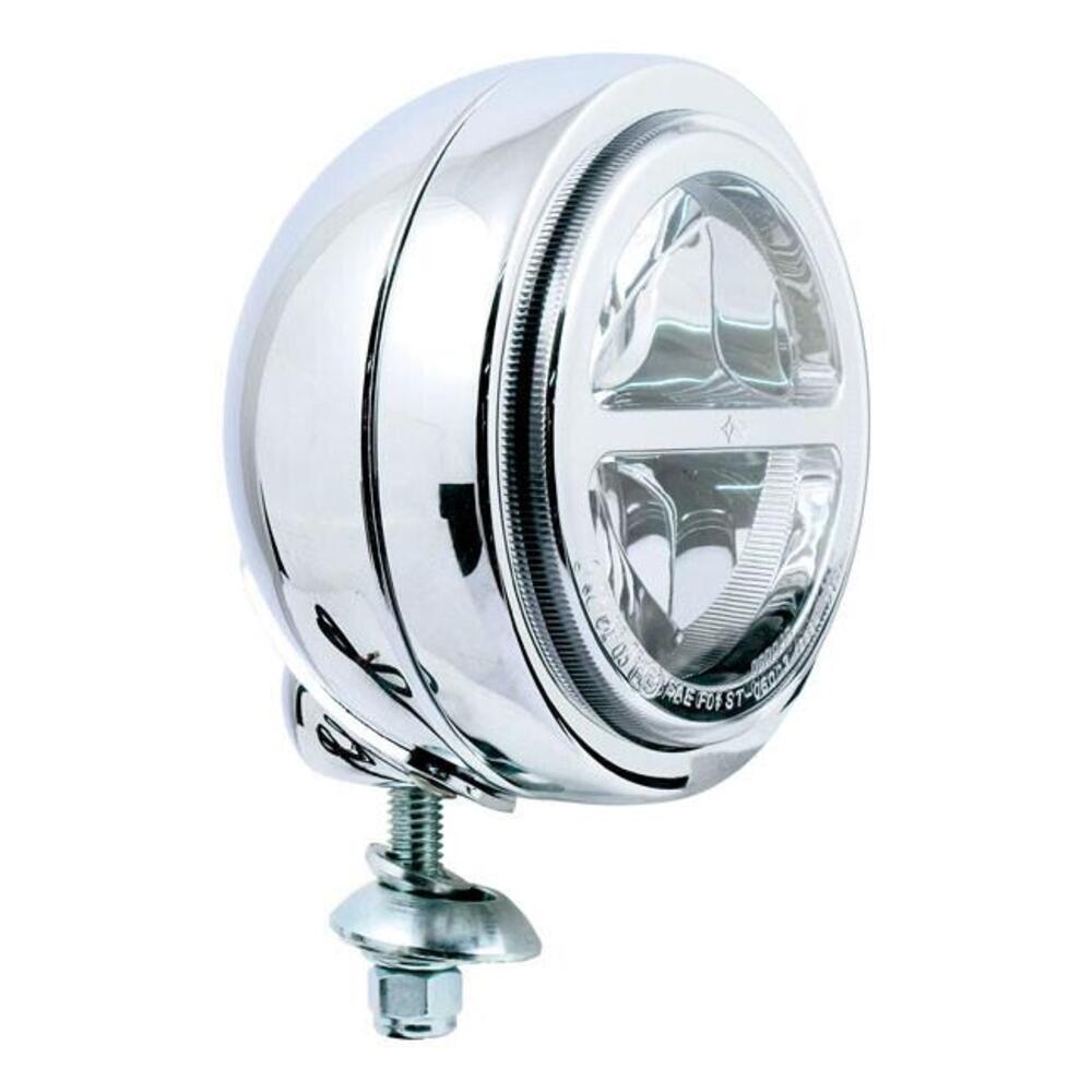 Faro 4 1/2'' abbagliante laterale a LED cromato Mo 