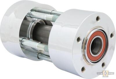 Mozzo billet anteriore cromato Custom Chrome 