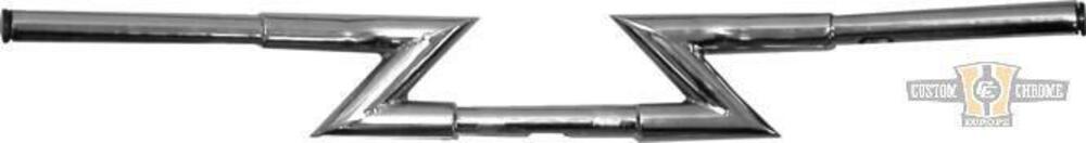 Manubrio Z Bar 1-1/4", Largo 86cm, Cromato, con fo 