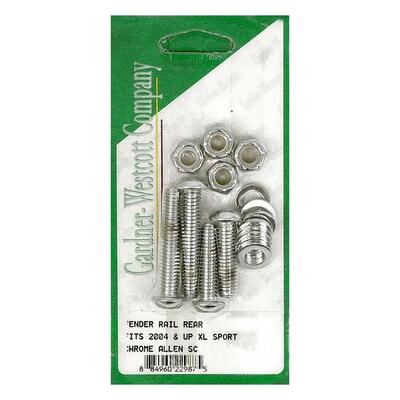 Viti montaggio parafango posteriore cromate per Sp 