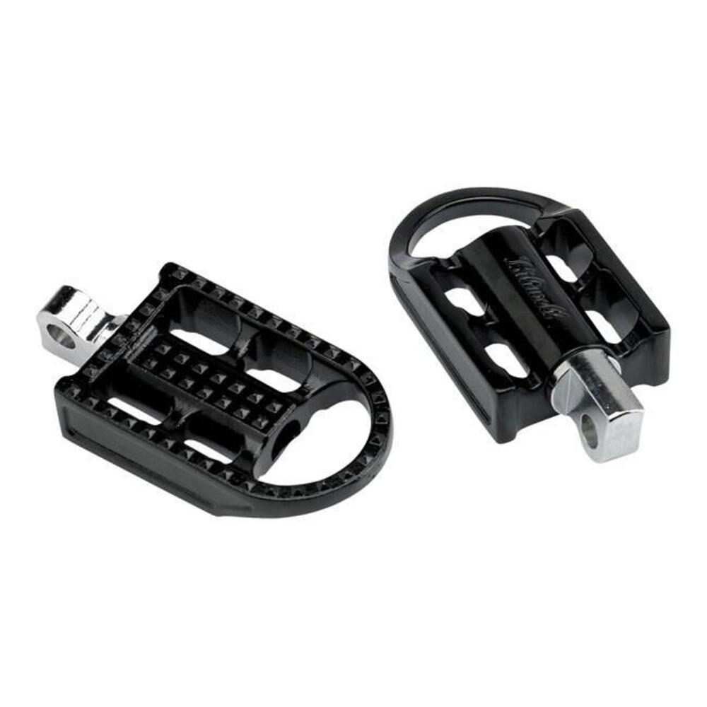 Pedaline Biltwell Mushman nere con adattatore masc