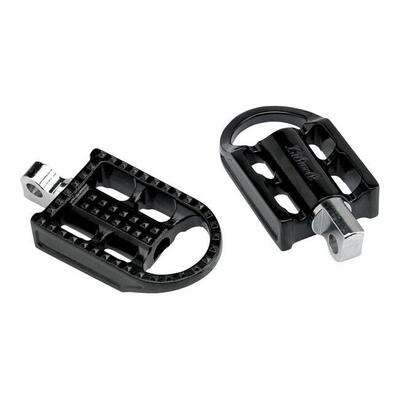 Pedaline Biltwell Mushman nere con adattatore masc