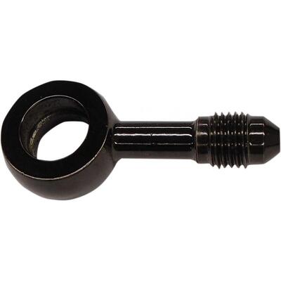 Raccordo nero 7/16&quot; AN3 dritto (diametro 11mm) Goodridge