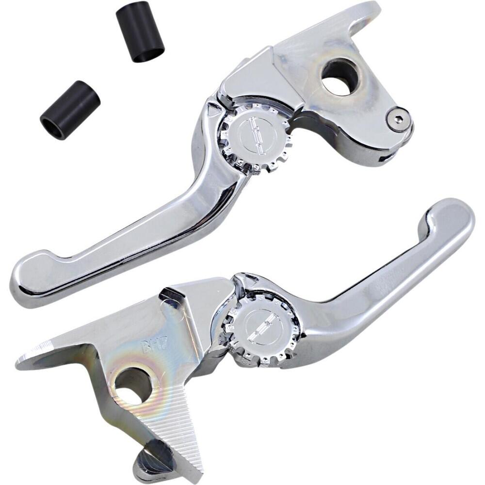 Leve freno e frizione regolabili cromate PSR Anthe 