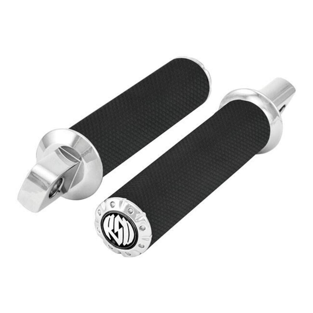 Pedaline RSD Chrono cromate con adattatore maschio 