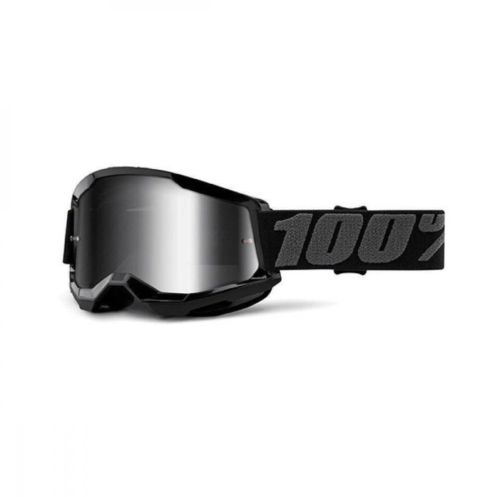 MASCHERA 100% OFF-ROAD CROSS STRATA 2 NERA 100 %