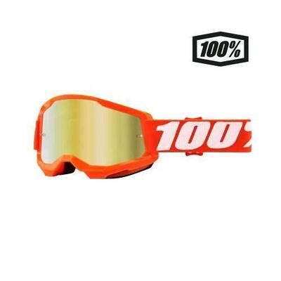 MASCHERA CROSS 100% STRATA 2 ORANGE 461233 100 %