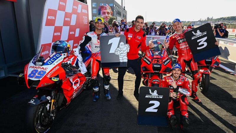 MotoGP 2021. Il GP di Valencia. Martin, Pecco e Miller: le parole dei primi tre piloti in griglia