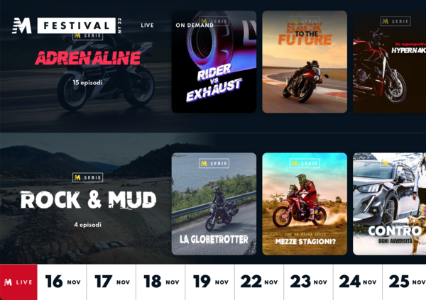 Riparte il Motofestival, il Netflix delle moto (e ci sar&agrave; anche MOW)