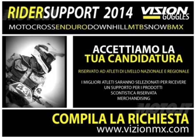 Vizion Goggles presenta il programma Riders &amp; Support