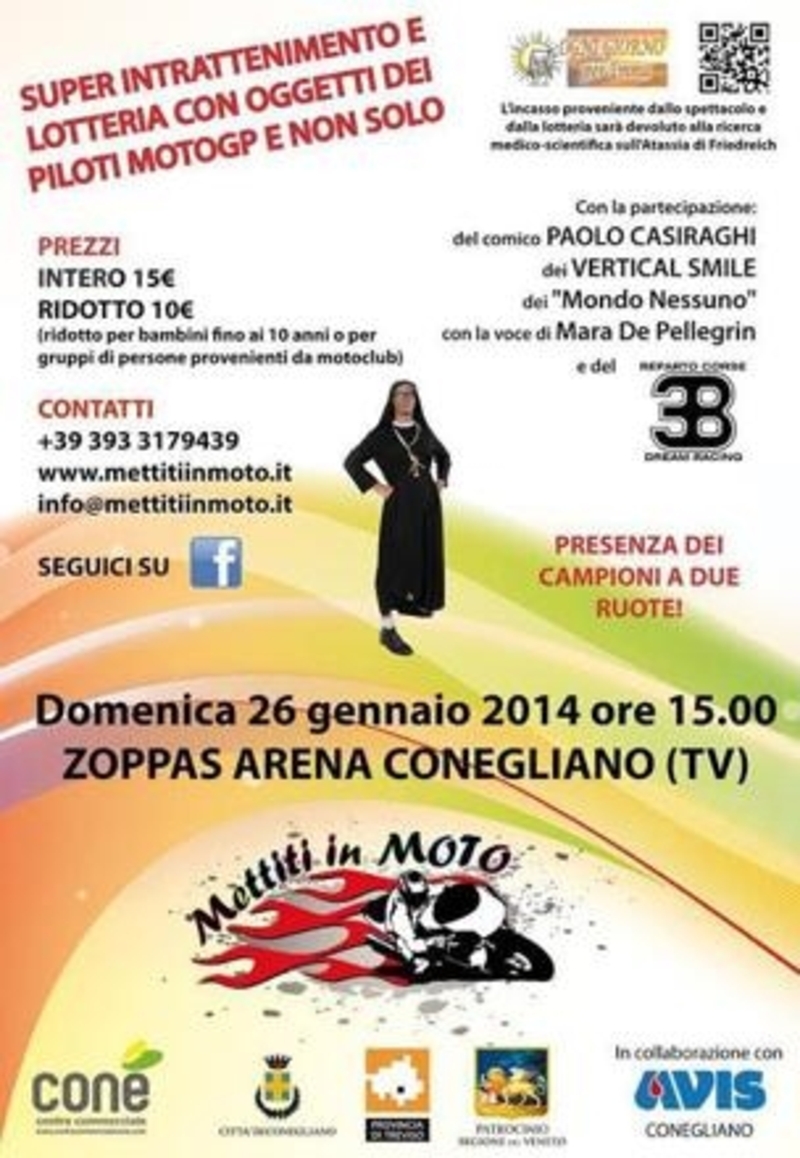 "Mettiti in moto" l'evento benefico per finanziare la ricerca medica