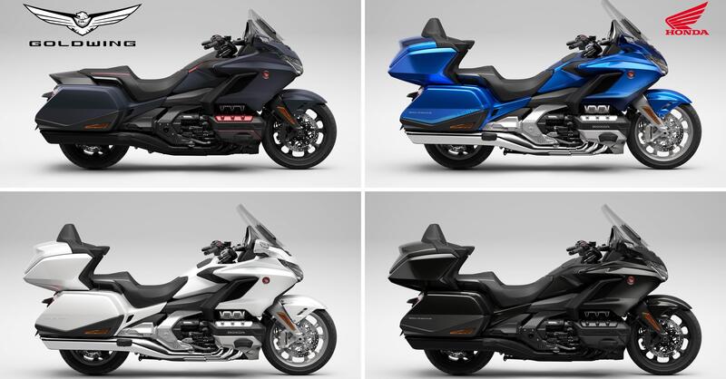 Honda GL1800 Gold Wing MY2022: nuove colorazioni