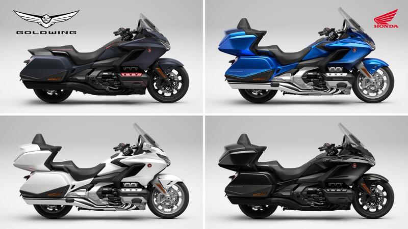 Honda GL1800 Gold Wing MY2022: nuove colorazioni