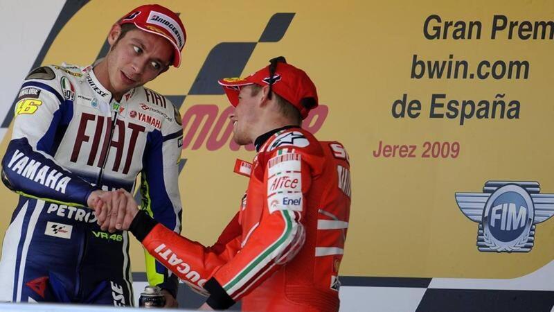 Il retroscena di Casey Stoner: &ldquo;Volevo la stessa moto di Valentino Rossi, ma ho avuto due no&rdquo;