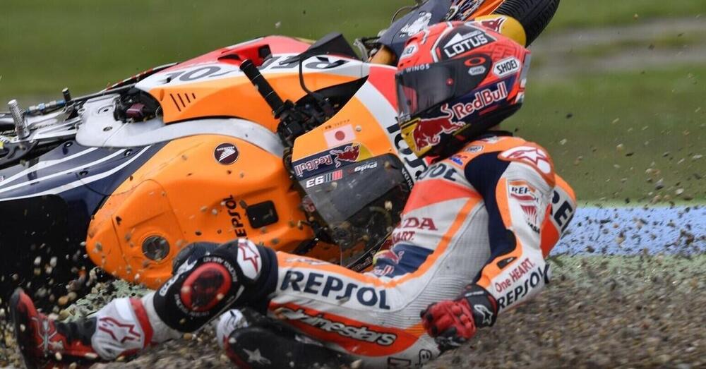 MotoGP, tutti i crash del 2021: i record di Honda, Marc Marquez e Iker Lecuona