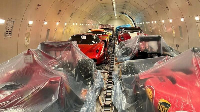 Cargo prezioso: da Malpensa decolla un aereo con sole Ferrari a bordo