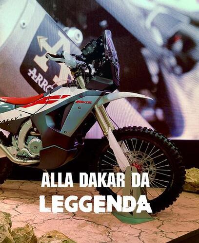 Fantic at the Dakar as a legend