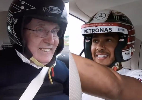 [VIDEO] Lewis Hamilton e quel giro a Silverstone con Frank Williams: il ricordo del campione