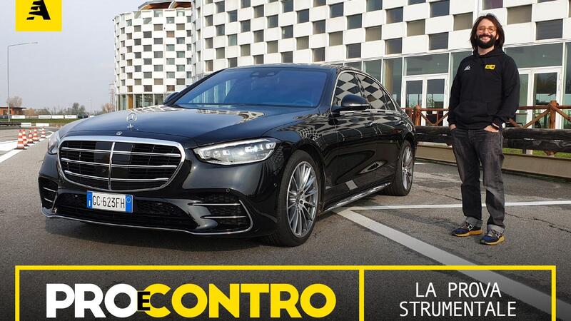 Mercedes Classe S, PRO e CONTRO | La pagella e tutti i numeri della prova strumentale