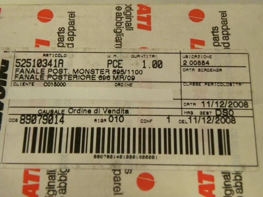 Fanalino post. Ducati Monster 695/1100 (6)