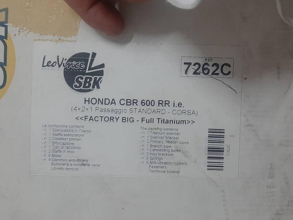 Scarico CBR600RR LEOVINCE (7)