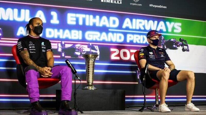 F1, Hamilton vs Verstappen la sfida inizia in conferenza stampa