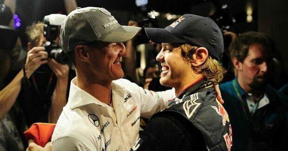 Vettel negazionista dei titoli mondiali: anche se vincer&agrave; Lewis, Schumacher rester&agrave; il migliore