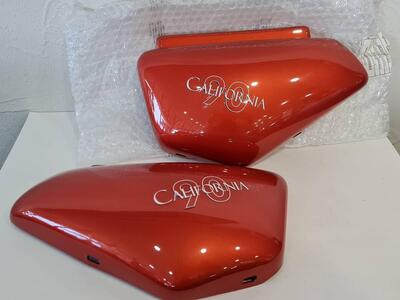 Moto Guzzi California Vintage cover arancio SX+DX