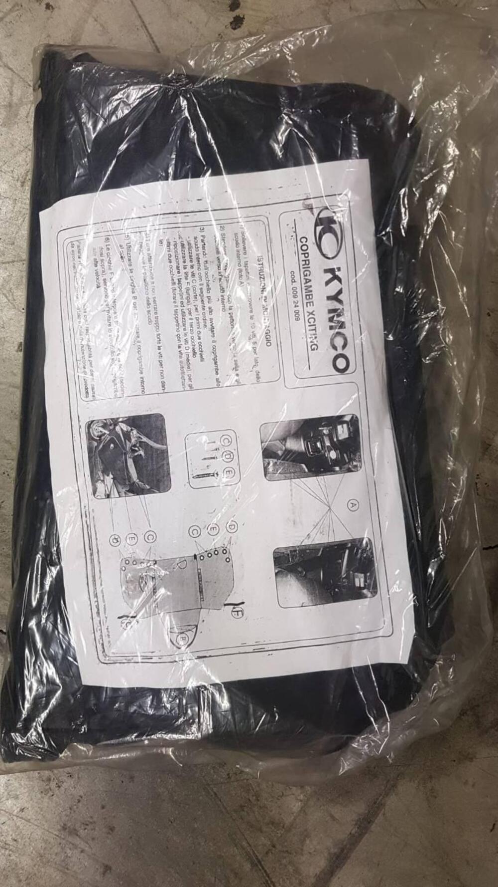 COPRIGAMBE ORIGINALE KYMCO XCITING COD. 00924009