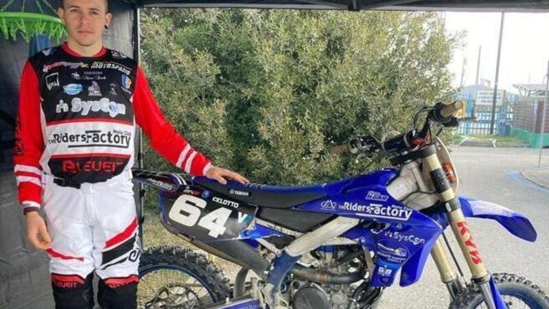 Motocross, Marco Celotto muore in allenamento